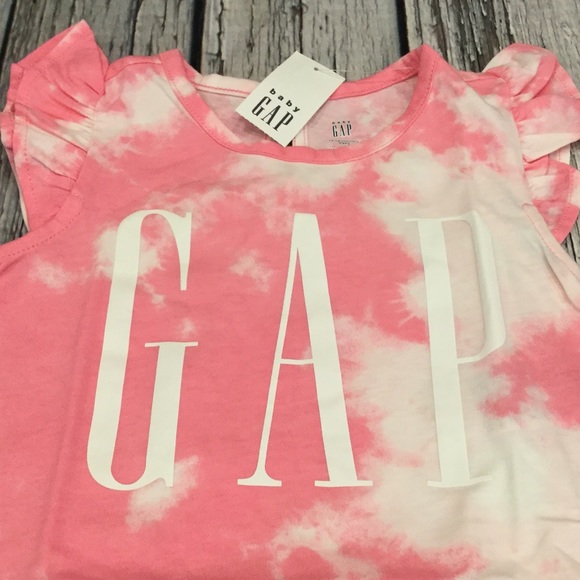 Gap Girls 0 3 6 12 18 24 Month Pink Shorts Romper - Picture 2 of 5